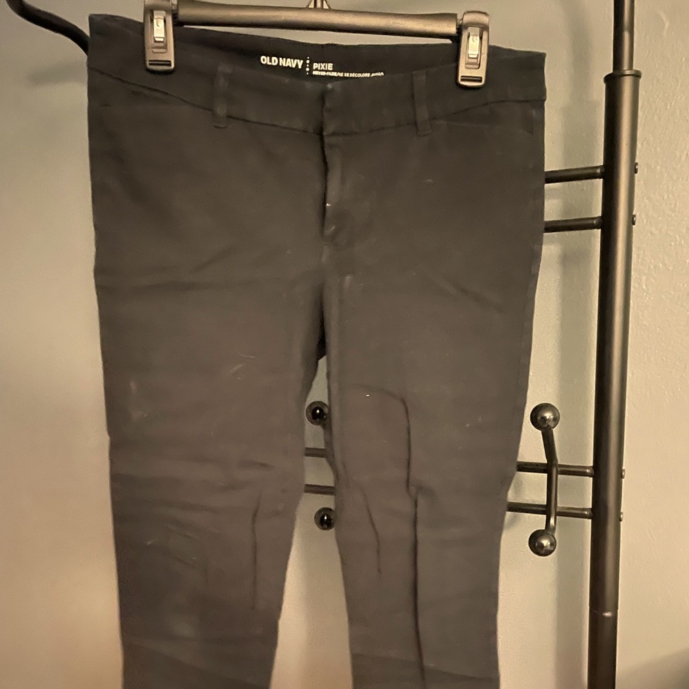 Black pixie pants size 10